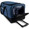 imagePacific Gear Rolling Duffel Wheels 30inch Luggage Hockey Bag Heavy DutyNavy