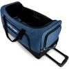imagePacific Gear Rolling Duffel Wheels 30inch Luggage Hockey Bag Heavy DutyNavy