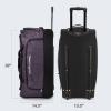 imagePacific Gear Rolling Duffel Wheels 30inch Luggage Hockey Bag Heavy DutyPurple