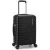 imageTravelers Choice Archer Polycarbonate Hardside Spinner Luggage Set Tie Down Straps Black Checked 29InchBlack