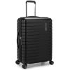 imageTravelers Choice Archer Polycarbonate Hardside Spinner Luggage Set Tie Down Straps Black Checked 29InchBlack