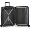 imageTravelers Choice Archer Polycarbonate Hardside Spinner Luggage Set Tie Down Straps Black Checked 29InchBlue