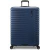 imageTravelers Choice Archer Polycarbonate Hardside Spinner Luggage Set Tie Down Straps Black Checked 29InchBlue