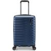 imageTravelers Choice Archer Polycarbonate Hardside Spinner Luggage Set Tie Down Straps Black Checked 29InchBlue
