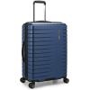 imageTravelers Choice Archer Polycarbonate Hardside Spinner Luggage Set Tie Down Straps Black Checked 29InchBlue