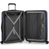 imageTravelers Choice Archer Polycarbonate Hardside Spinner Luggage Set Tie Down Straps Black Checked 29InchBlue