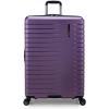 imageTravelers Choice Archer Polycarbonate Hardside Spinner Luggage Set Tie Down Straps Black Checked 29InchDark Purple
