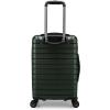 imageTravelers Choice Archer Polycarbonate Hardside Spinner Luggage Set Tie Down Straps Black Checked 29InchGreen