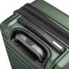 imageTravelers Choice Archer Polycarbonate Hardside Spinner Luggage Set Tie Down Straps Black Checked 29InchGreen