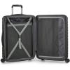 imageTravelers Choice Archer Polycarbonate Hardside Spinner Luggage Set Tie Down Straps Black Checked 29InchGrey