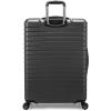 imageTravelers Choice Archer Polycarbonate Hardside Spinner Luggage Set Tie Down Straps Black Checked 29InchGrey