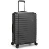 imageTravelers Choice Archer Polycarbonate Hardside Spinner Luggage Set Tie Down Straps Black Checked 29InchGrey