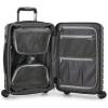 imageTravelers Choice Archer Polycarbonate Hardside Spinner Luggage Set Tie Down Straps Black Checked 29InchGrey