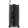 imageTravelers Choice Archer Polycarbonate Hardside Spinner Luggage Set Tie Down Straps Black Checked 29InchGrey