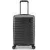imageTravelers Choice Archer Polycarbonate Hardside Spinner Luggage Set Tie Down Straps Black Checked 29InchGrey