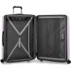imageTravelers Choice Archer Polycarbonate Hardside Spinner Luggage Set Tie Down Straps Black Checked 29InchLight Purple