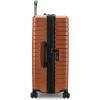 imageTravelers Choice Archer Polycarbonate Hardside Spinner Luggage Set Tie Down Straps Black Checked 29InchOrange