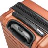 imageTravelers Choice Archer Polycarbonate Hardside Spinner Luggage Set Tie Down Straps Black Checked 29InchOrange