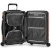 imageTravelers Choice Archer Polycarbonate Hardside Spinner Luggage Set Tie Down Straps Black Checked 29InchOrange