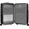 imageTravelers Choice Edinburgh II Hardside Spinner Luggage with TSA Lock Red 3 Piece 212529Black