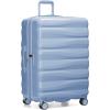 imageTravelers Choice Edinburgh II Hardside Spinner Luggage with TSA Lock Red 3 Piece 212529Blue