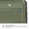imageTravelers Choice Edinburgh II Hardside Spinner Luggage with TSA Lock Red 3 Piece 212529Green