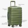 imageTravelers Choice Edinburgh II Hardside Spinner Luggage with TSA Lock Red 3 Piece 212529Green