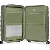 imageTravelers Choice Edinburgh II Hardside Spinner Luggage with TSA Lock Red 3 Piece 212529Green