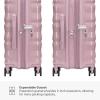 imageTravelers Choice Edinburgh II Hardside Spinner Luggage with TSA Lock Red 3 Piece 212529Pink