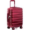 imageTravelers Choice Edinburgh II Hardside Spinner Luggage with TSA Lock Red 3 Piece 212529Red
