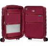 imageTravelers Choice Edinburgh II Hardside Spinner Luggage with TSA Lock Red 3 Piece 212529Red