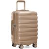 imageTravelers Choice Edinburgh II Hardside Spinner Luggage with TSA Lock Red 3 Piece 212529Sand