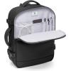 imageTravelers Choice Markham 27L Backpack Expandable Business Travel Work Office Camping Hunting Fishing Black LargeBlack