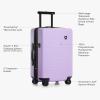 imageTravelers Choice Markham Hardside Expandable Luggage with Double Spinner Wheels CarryOn 21Inch Suitcase PurplePurple