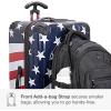 imageTravelers Choice Maxporter II Hardside Polycarbonate Spinner Wheels Navy 30quot Trunk LuggageAmerican Flag