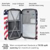 imageTravelers Choice Maxporter II Hardside Polycarbonate Spinner Wheels Navy 30quot Trunk LuggageAmerican Flag