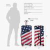imageTravelers Choice Maxporter II Hardside Polycarbonate Spinner Wheels Navy 30quot Trunk LuggageAmerican Flag
