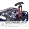 imageTravelers Choice Maxporter II Hardside Polycarbonate Spinner Wheels Navy 30quot Trunk LuggageAmerican Flag