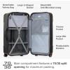 imageTravelers Choice Maxporter II Hardside Polycarbonate Spinner Wheels Navy 30quot Trunk LuggageBlack