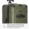 imageTravelers Choice Maxporter II Hardside Polycarbonate Spinner Wheels Navy 30quot Trunk LuggageDark Green