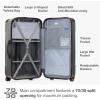 imageTravelers Choice Maxporter II Hardside Polycarbonate Spinner Wheels Navy 30quot Trunk LuggageGray