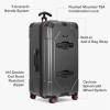 imageTravelers Choice Maxporter II Hardside Polycarbonate Spinner Wheels Navy 30quot Trunk LuggageGray