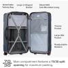imageTravelers Choice Maxporter II Hardside Polycarbonate Spinner Wheels Navy 30quot Trunk LuggageNavy