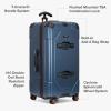imageTravelers Choice Maxporter II Hardside Polycarbonate Spinner Wheels Navy 30quot Trunk LuggageNavy