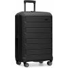 imageTravelers Choice Pagosa Indestructible Hardshell Expandable Spinner Luggage Black 22Inch CarryonBlack