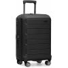 imageTravelers Choice Pagosa Indestructible Hardshell Expandable Spinner Luggage Black 22Inch CarryonBlack
