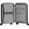 imageTravelers Choice Pagosa Indestructible Hardshell Expandable Spinner Luggage Black 22Inch CarryonGray