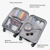 imageTravelers Choice Pagosa Indestructible Hardshell Expandable Spinner Luggage Black 22Inch CarryonGray