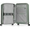 imageTravelers Choice Pagosa Indestructible Hardshell Expandable Spinner Luggage Black 22Inch CarryonGreen