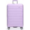 imageTravelers Choice Pagosa Indestructible Hardshell Expandable Spinner Luggage Black 22Inch CarryonLavender